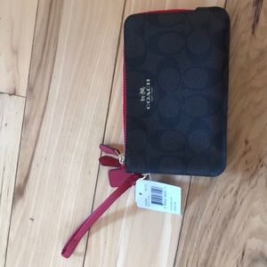 Coach Double Zip Wallet